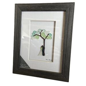 Sharon Nowlan DEMDACO “In Your Arms” 8x10 Sea Glass Art Frame NWT